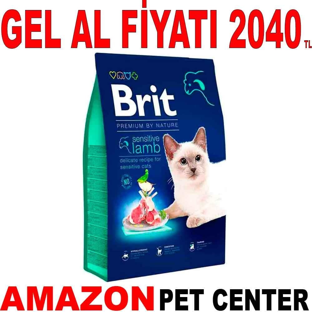 Brit Premium Sensitive Kuzu Etli Kedi Maması 8 Kg 18024005 Amazon Pet Center