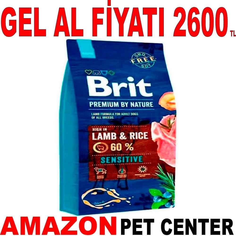 Brit Premium Sensitive Kuzulu Yetişkin Köpek Maması 15 kg 18120004 Amazon Pet Center