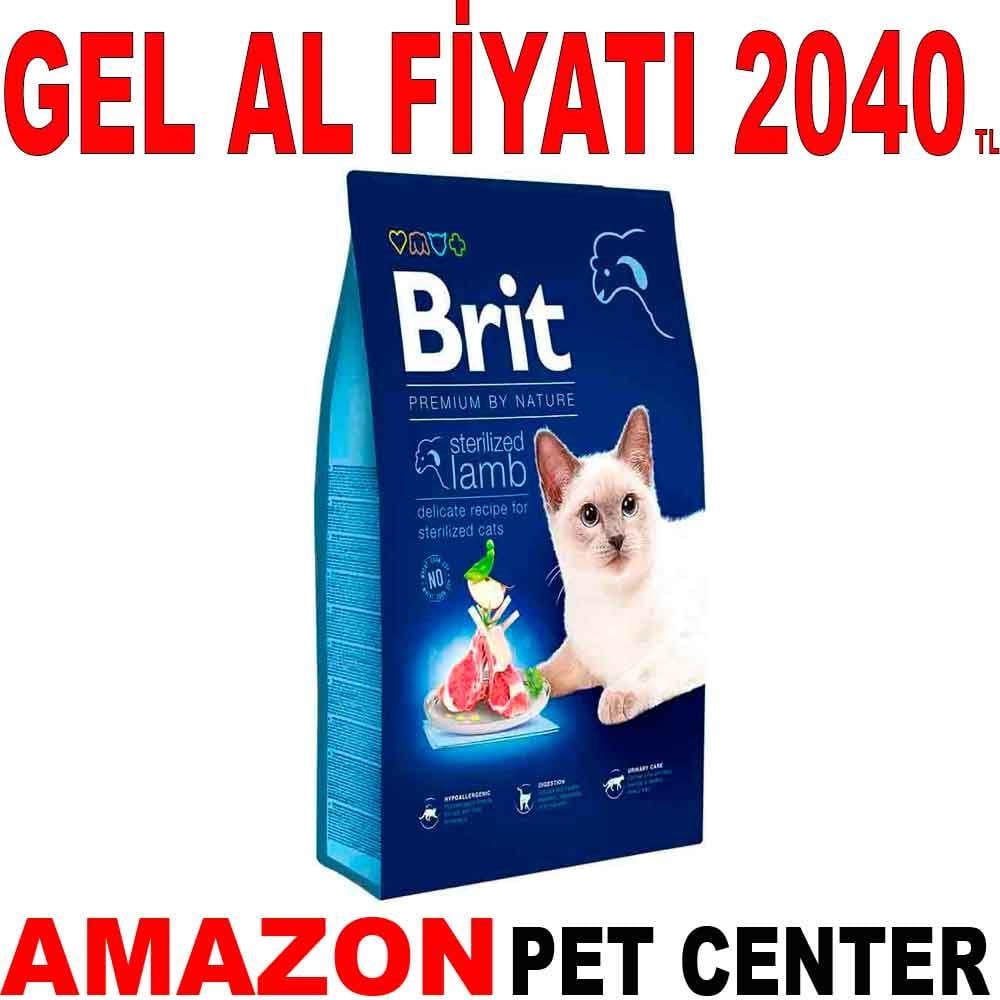 Brit Premium Sterilized Kuzu Etli Kedi Maması 8 Kg 18025002 Amazon Pet Center