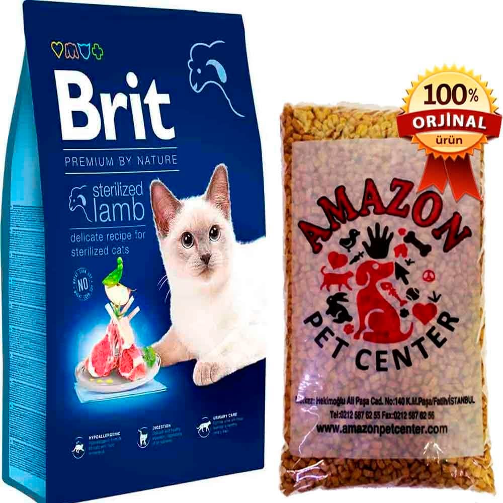 Brit Premium Sterilized Kuzu Etli Kısır Kedi Maması Açık 1 Kg 32129373 Amazon Pet Center