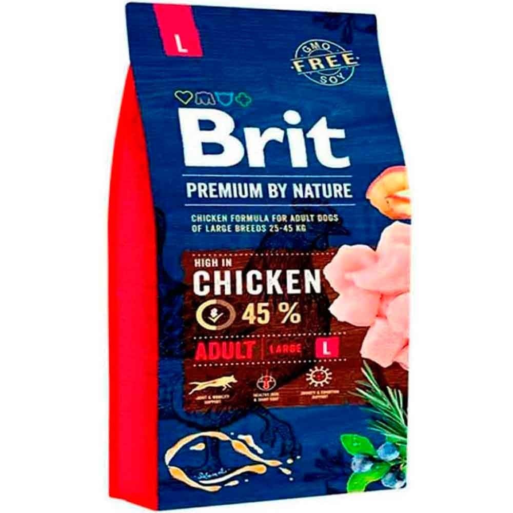 Brit Premium Tavuklu Yetişkin Büyük Irk Köpek Maması 15 kg 8595602526468 Brit Care Yetişkin Köpek Mamaları Amazon Pet Center