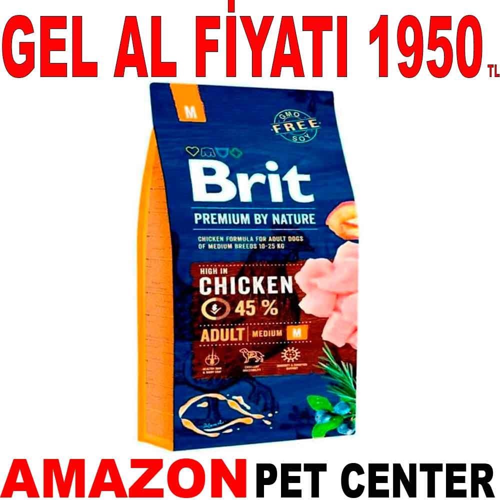 Brit Premium Tavuklu Yetişkin Orta Irk Köpek Maması 15 kg 18445008 Amazon Pet Center