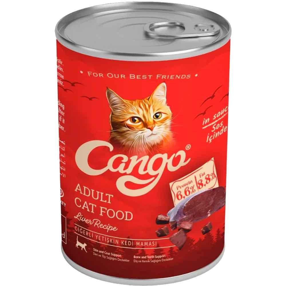 Cango Ciğerli Kedi Konservesi 415 Gr 8681889062345 Amazon Pet Center