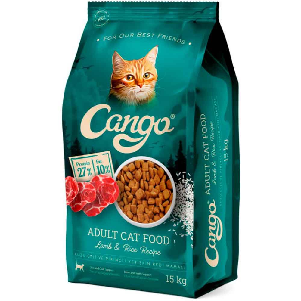 Cango Kedi Maması Kuzu Etli 15 KG 8681889061959 Amazon Pet Center