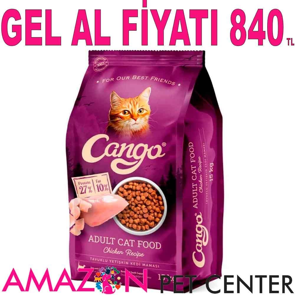 Cango Kedi Maması Tavuklu 15 KG 18136005 Amazon Pet Center