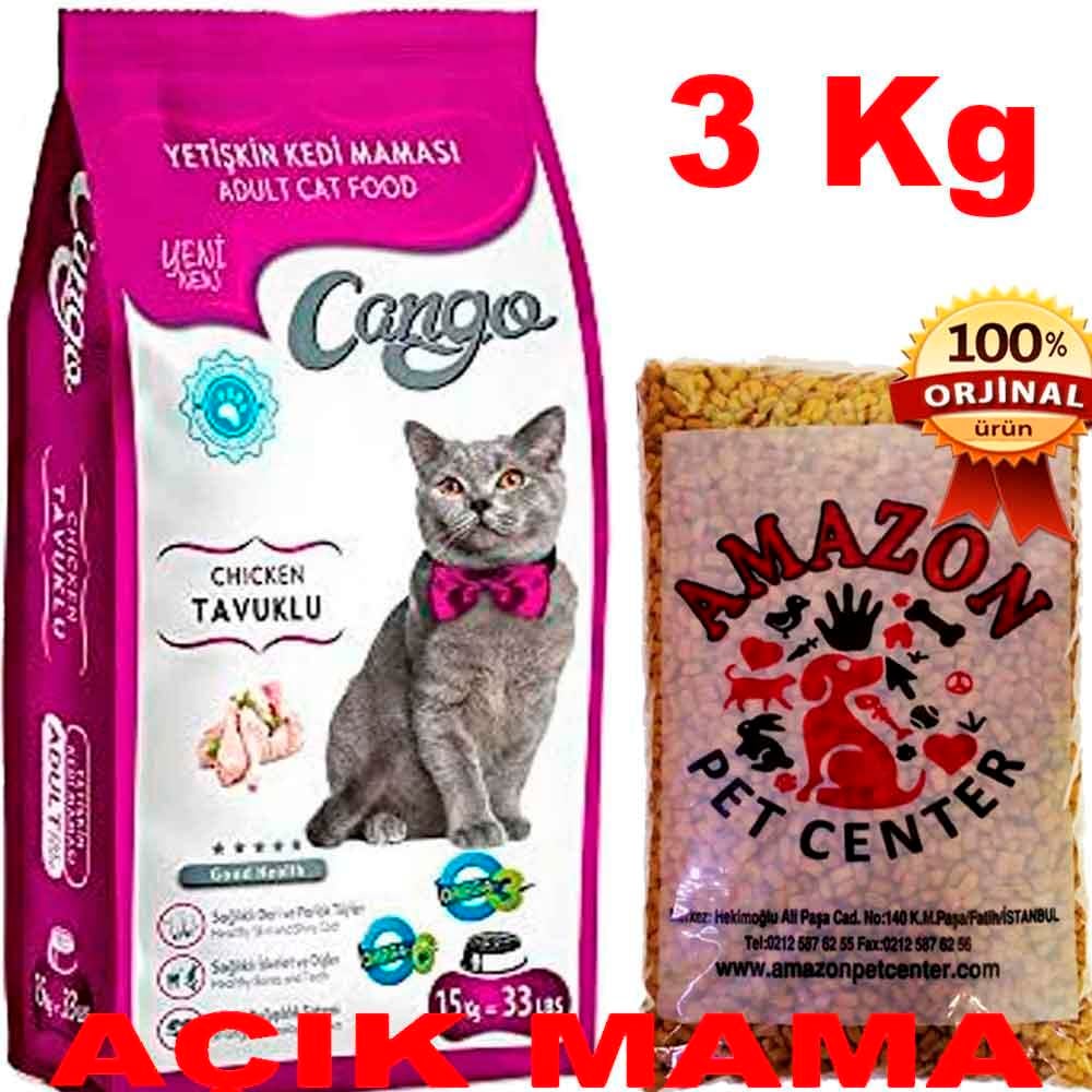 Cango Kedi Maması Tavuklu Açık 3 Kg 32136364 Amazon Pet Center