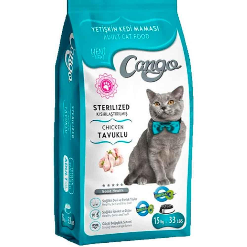 Cango Kısırlaştırılmış Kedi Maması Tavuklu 15 KG 8681889061997 Amazon Pet Center