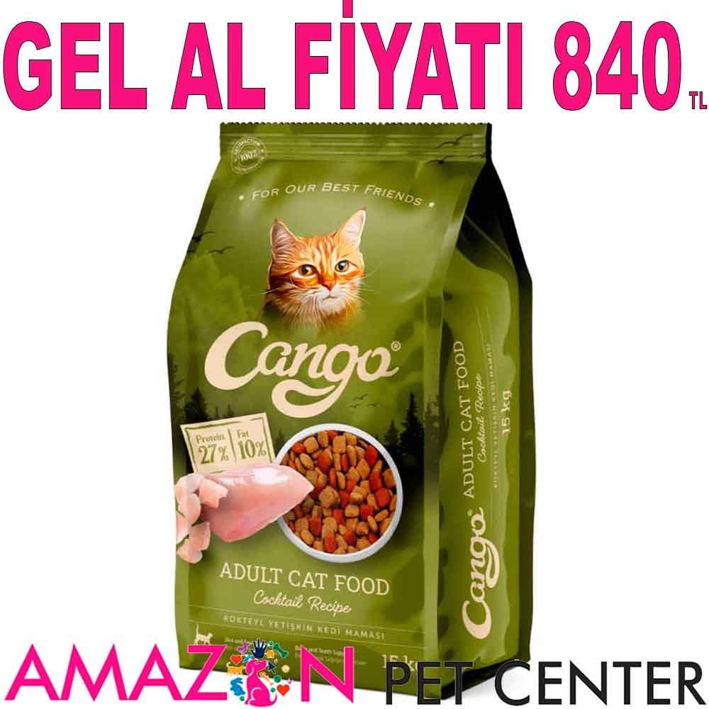 Cango Kokteyl Yetişkin Kedi Maması 15 KG 18139006 Amazon Pet Center