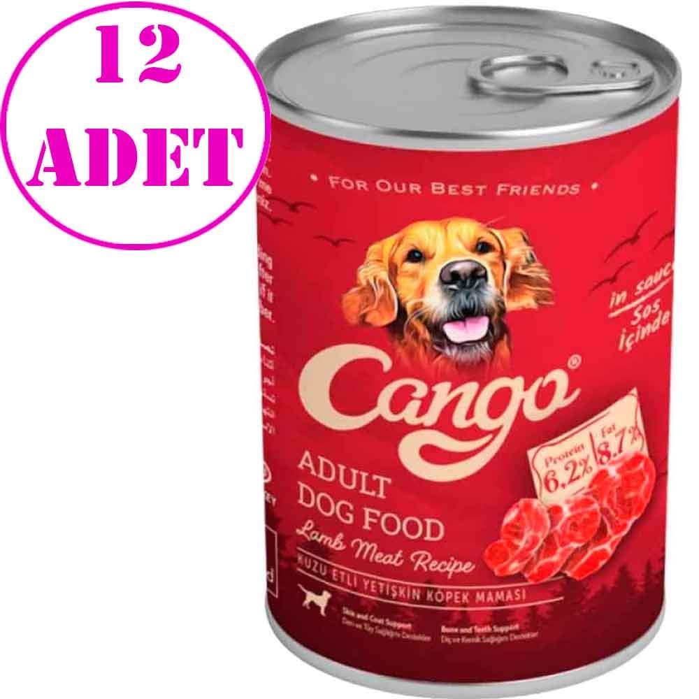 Cango Köpek Konservesi Kuzu Etli 415 Gr 12 AD 21847004 Amazon Pet Center
