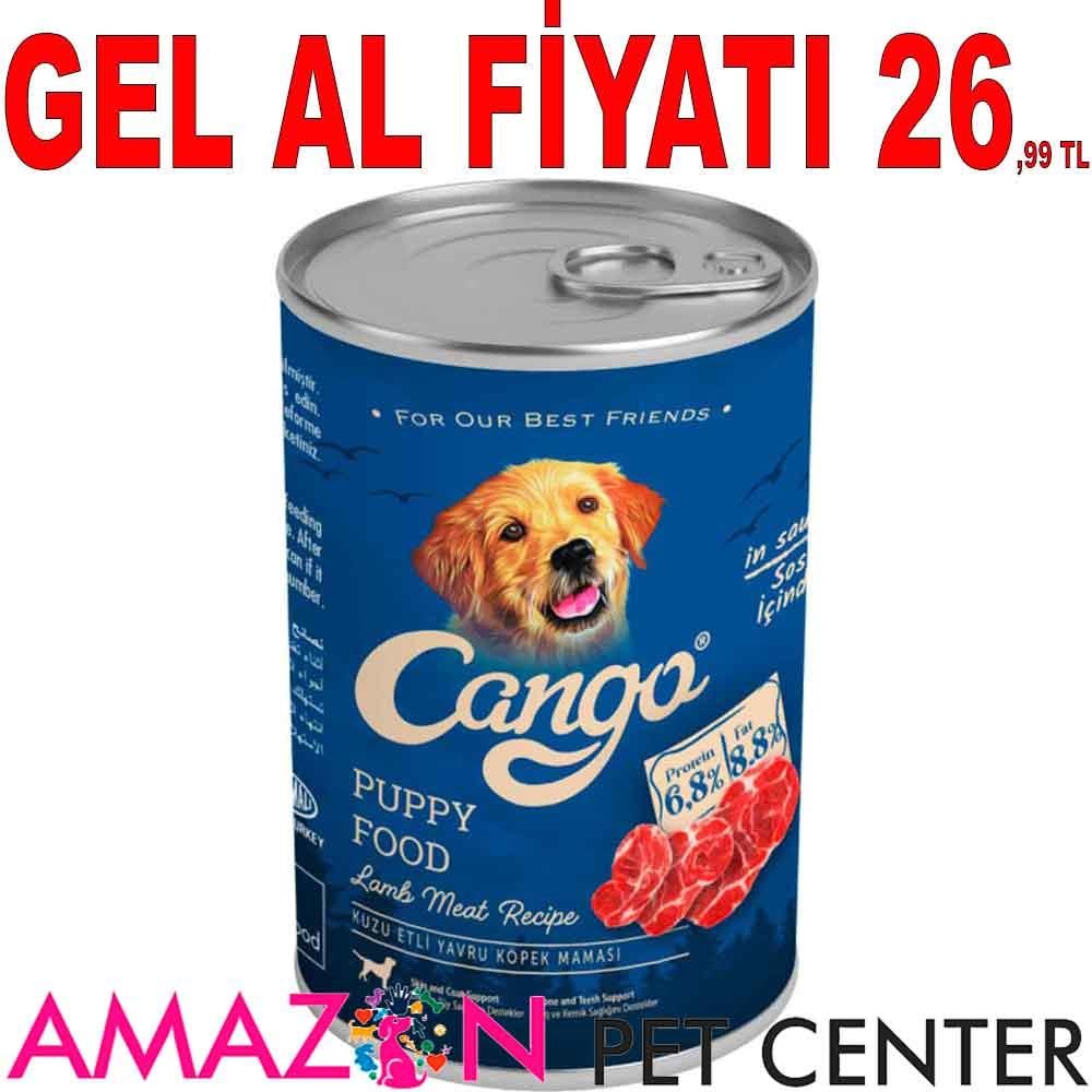 Cango Kuzu Etli Yavru Köpek Konservesi 415 Gr 21852008 Amazon Pet Center