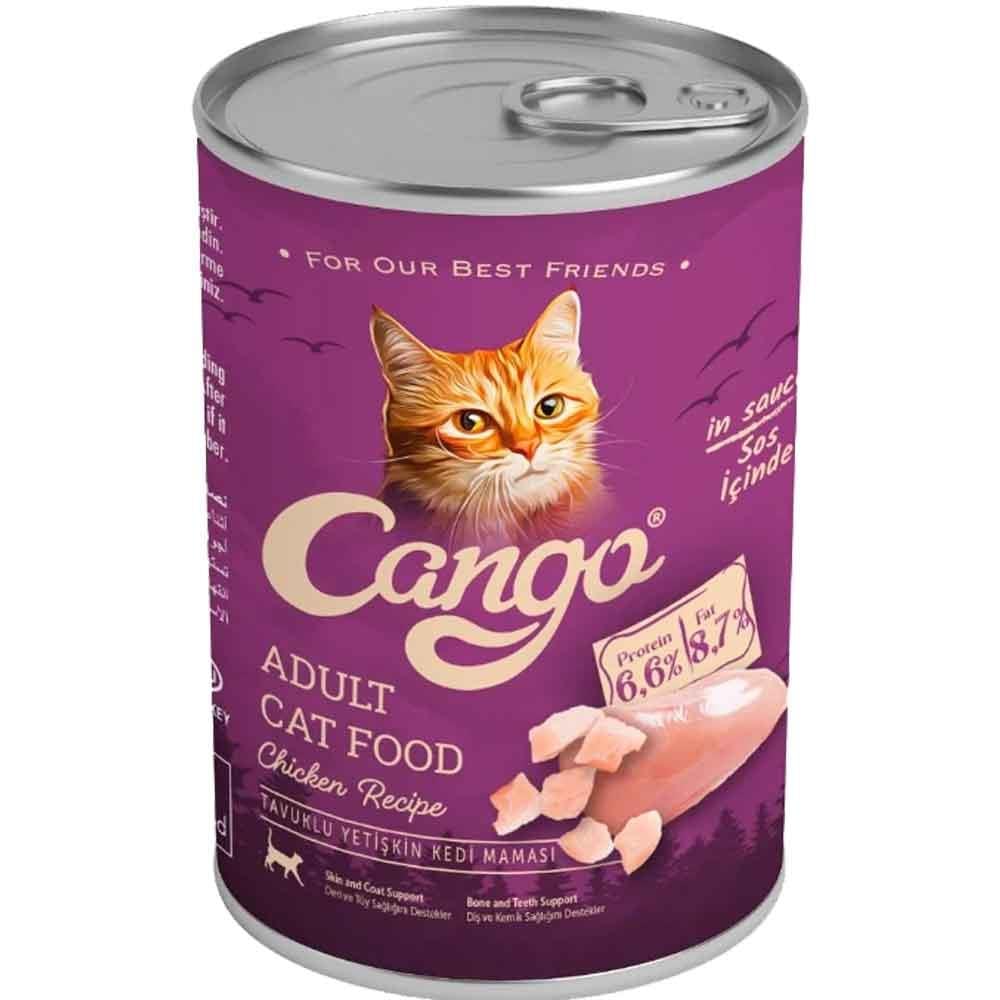 Cango Tavuklu Kedi Konservesi 415 Gr 8681889062314 Amazon Pet Center