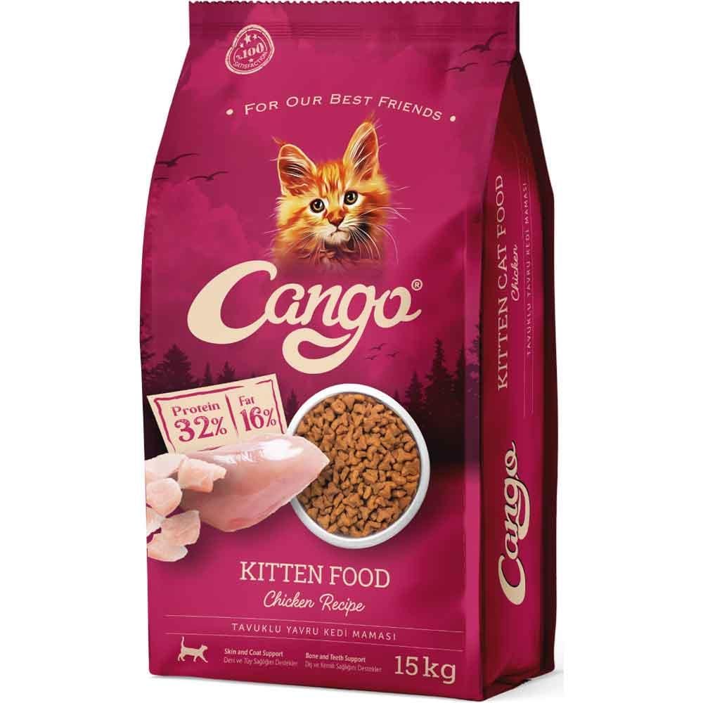 Cango Tavuklu Yavru Kedi Maması 15 Kg 8681889061980 Amazon Pet Center