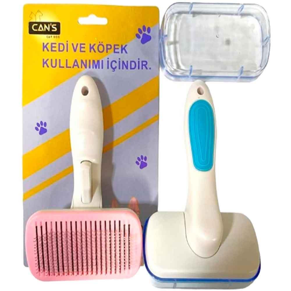 Cans İnceTelli Basmalı Dikdörtgen Tarak Muhafaza Kapaklı 18 x 10.5 cm 868000066040 Amazon Pet Center