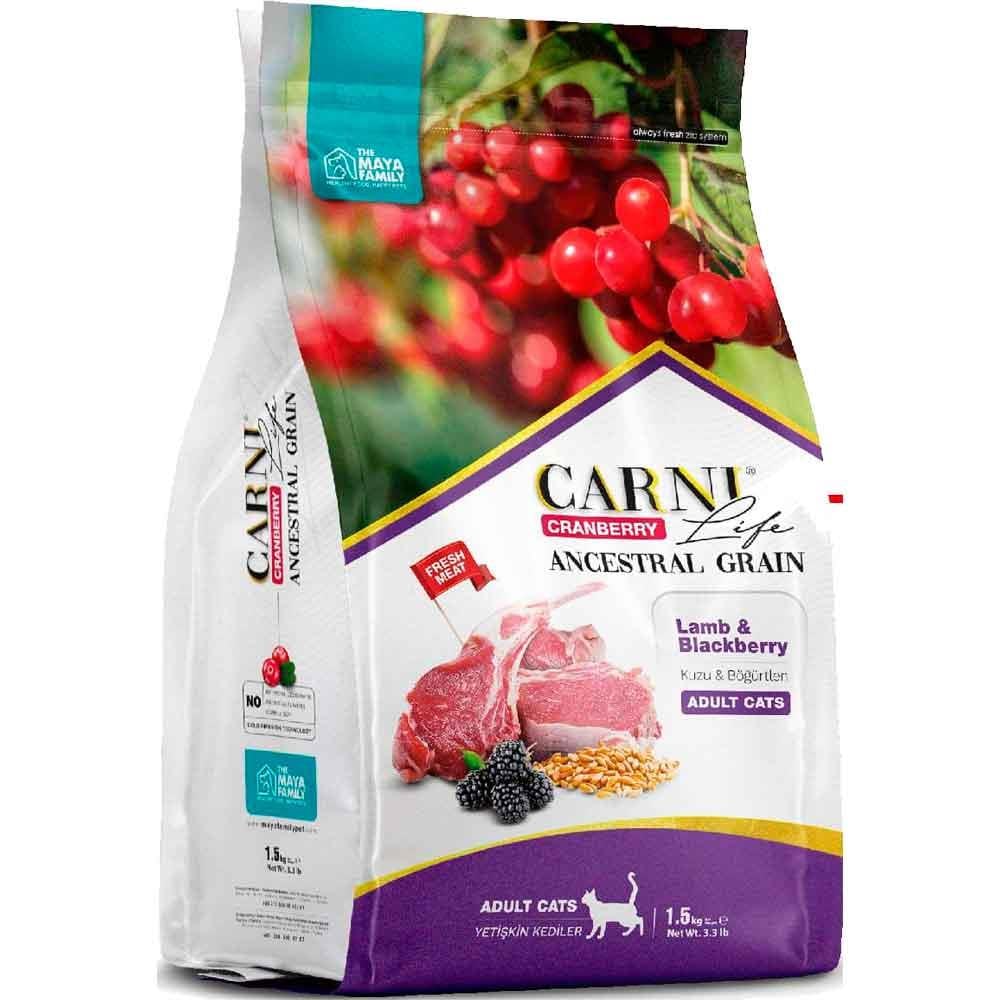 Carni Life Kedi Maması 10 Kg Kuzu Eti Böğürtlen Kızılcık 8683347071494 Amazon Pet Center