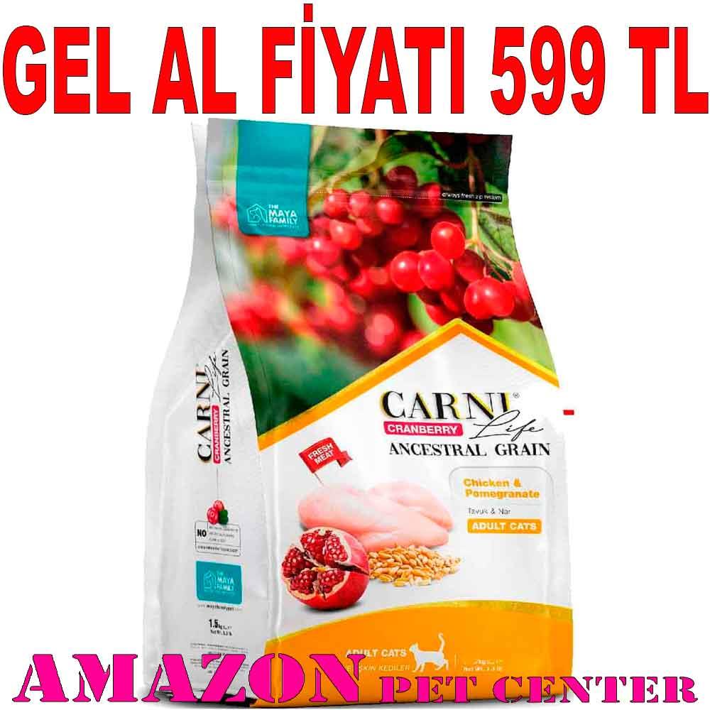 Carni Life Kedi Maması 5 Kg Kızılcık Tavuk Nar 8683347070503 Amazon Pet Center