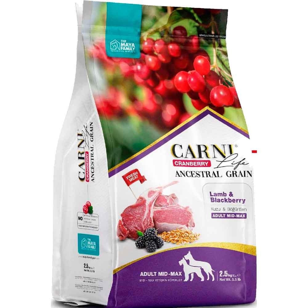 Carni Life Köpek Maması 12 Kg Kuzu Eti Böğürtlen Kızılcık 8683347071456 Amazon Pet Center