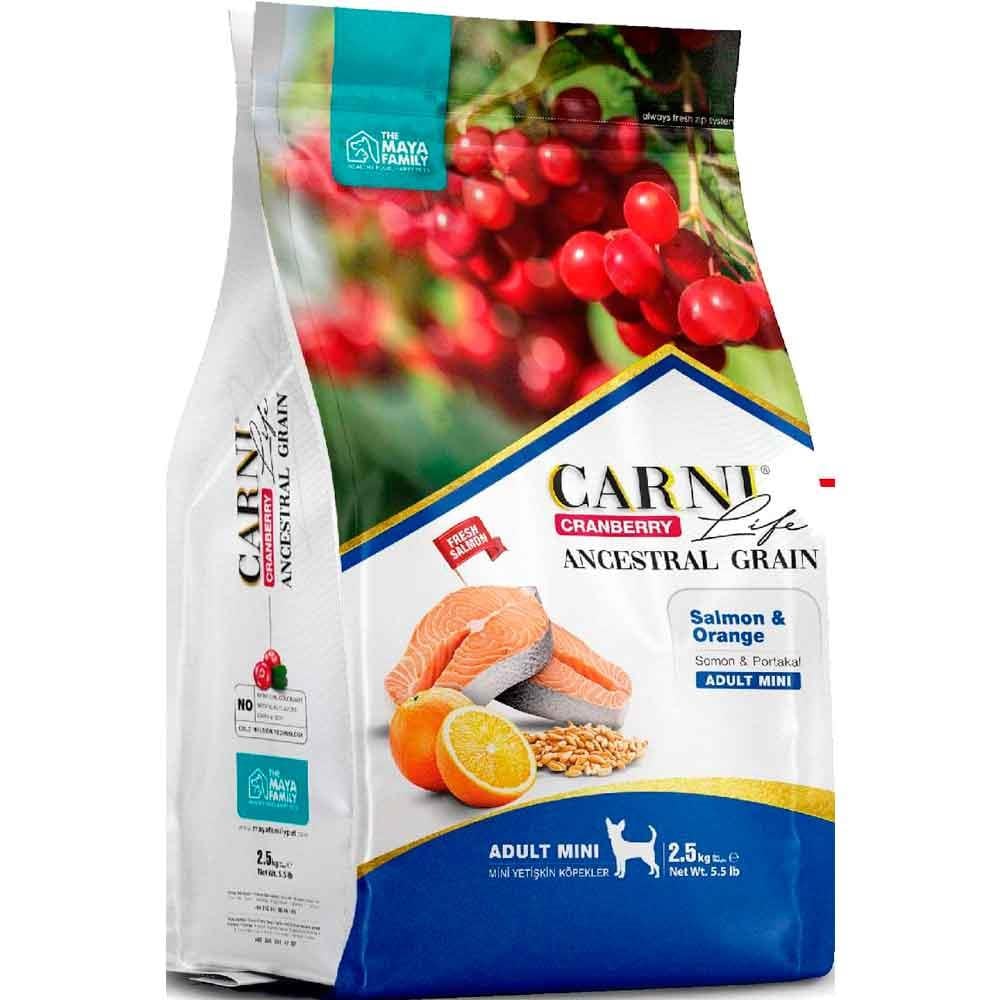 Carni Life Köpek Maması Mini 2.5 Kg Balık Portakal Kızılcık 8683347070671 Amazon Pet Center