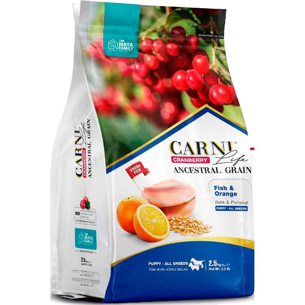 Carni Life Köpek Maması Puppy 12 Kg Balık Portakal Kızılcık 8683347071074 Amazon Pet Center