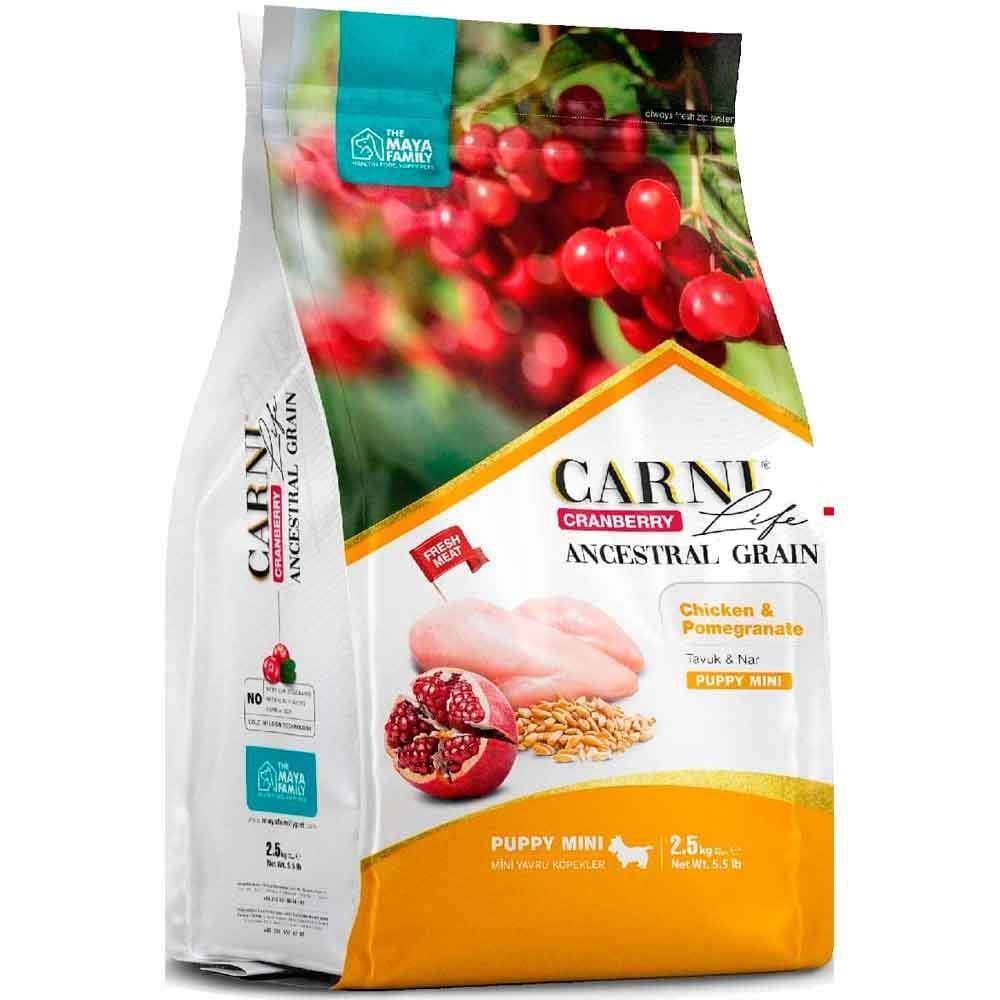 Carni Life Köpek Maması Puppy 12 Kg Tavuk Nar Kızılcık 8683347071067 Amazon Pet Center