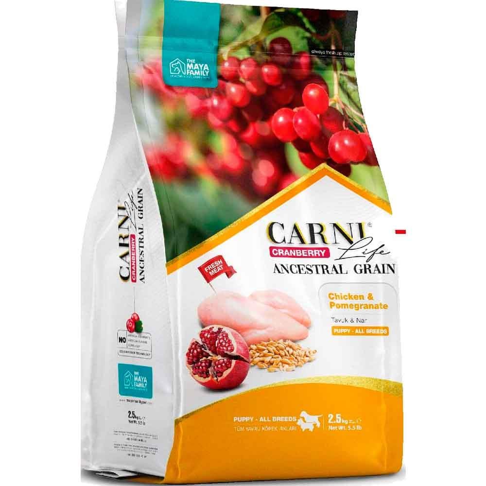 Carni Life Köpek Maması Puppy 2.5 Kg Tavuk Nar Kızılcık 8683347070763 Amazon Pet Center