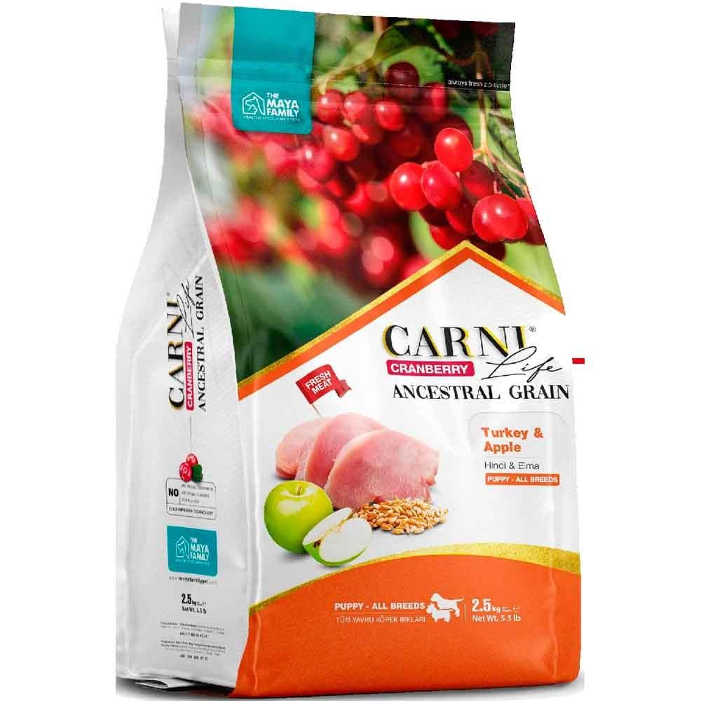 Carni Life Köpek Maması Puppy 7 Kg Hindi Elma Kızılcık 8683347070817 Amazon Pet Center