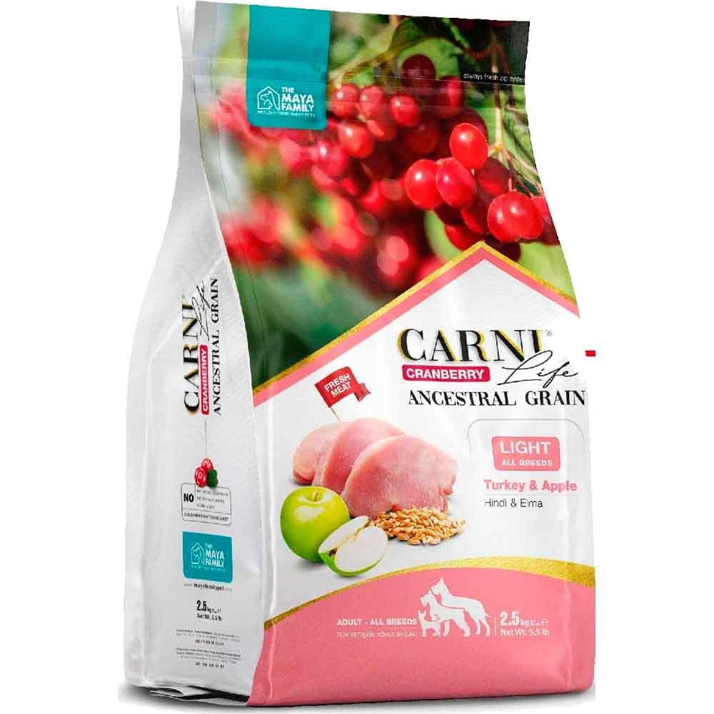 Carni Life Ligth Köpek Maması 12 Kg Hindi Elma Kızılcık 8683347071036 Amazon Pet Center