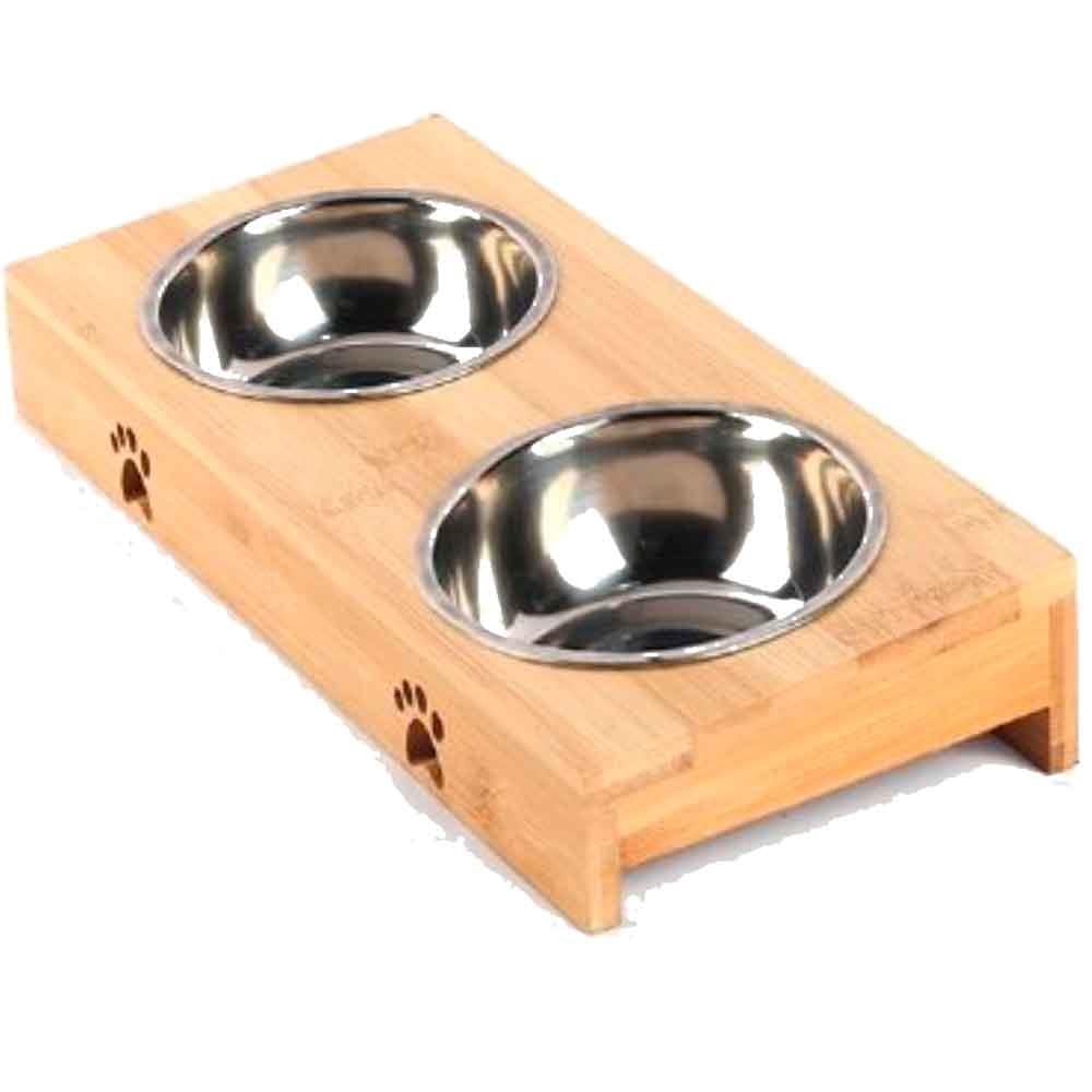Carno Ahşap Sehpalı İkili Metal Kedi Köpek Mama Kabı 1677000157080 Amazon Pet Center