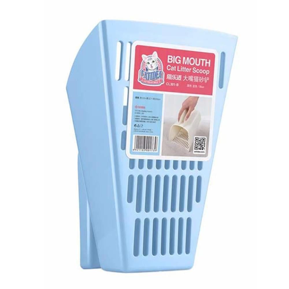 Cat Idea Geniş Ağızlı Kum Küreği Mavi 6921103001739 Amazon Pet Center