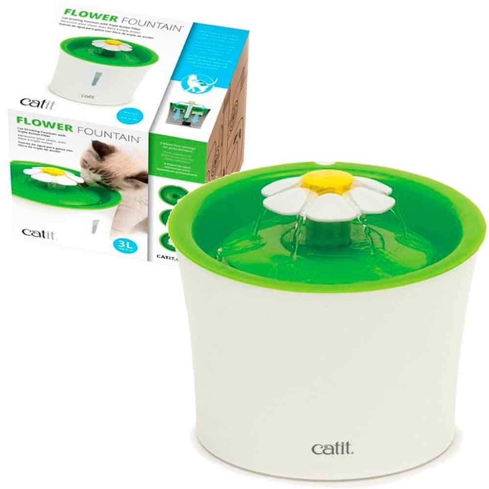 Catit 2.0 Flower Fountain Çiçekli Filtreli Su Kabı 022517437421 Catit Kedi Otomatik Mama Kapları Amazon Pet Center