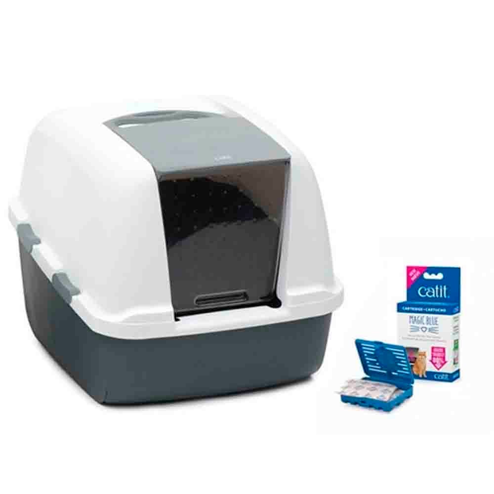Catit Magic Blue Jumbo Kedi Tuvaleti 57x46x43cm 022517440711 Amazon Pet Center
