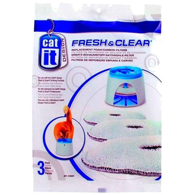 Catit Otomatik Kedi Suluğu Karbon Pad Kartuşu 022517500576 Catit Kedi Otomatik Mama Kapları Amazon Pet Center