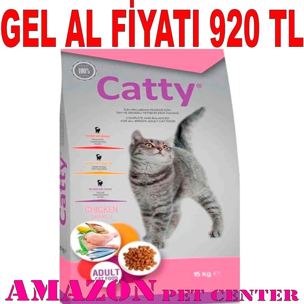 Catty Kedi Maması Tavuklu 15 kg 18803006 Amazon Pet Center