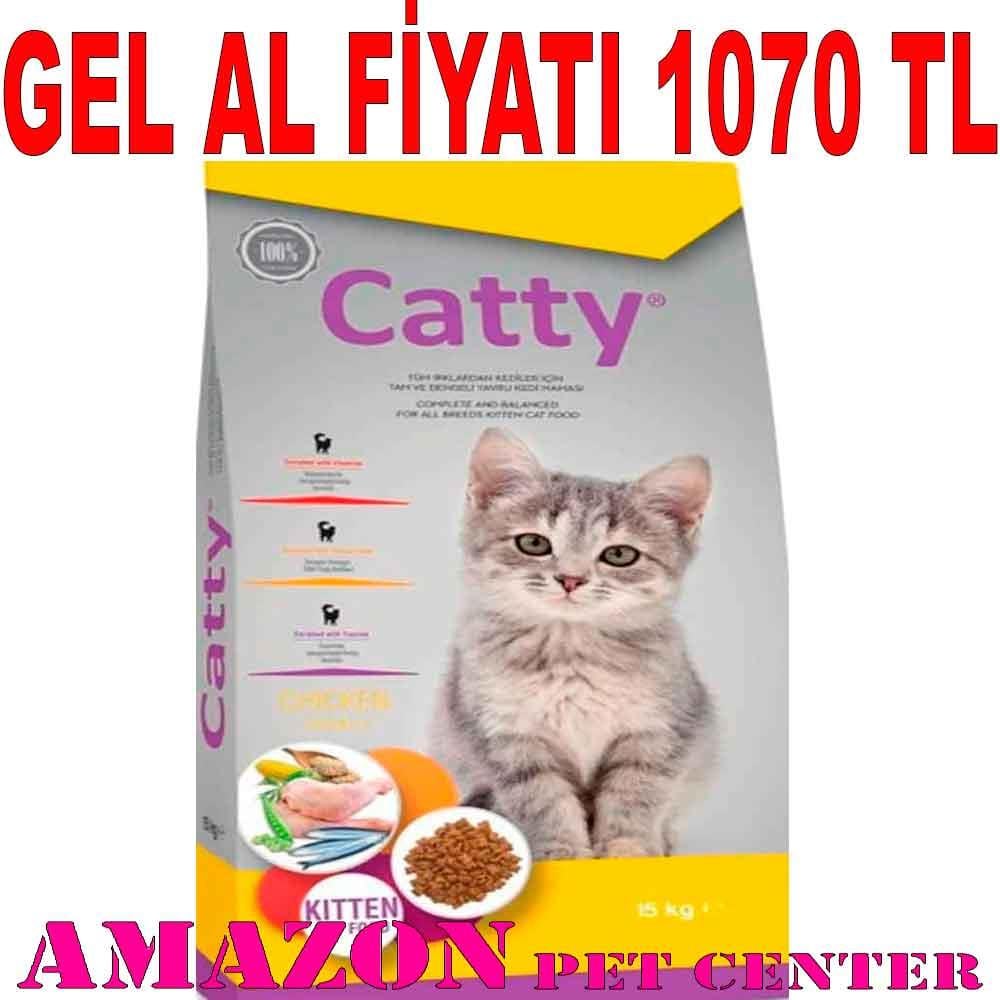 Catty Yavru Kedi Maması Tavuklu 15 kg 18801002 Amazon Pet Center