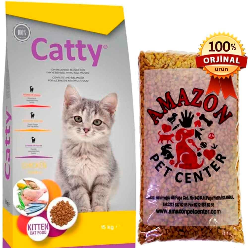 Catty Yavru Kedi Maması Tavuklu Açık 1 Kg 32131253 Amazon Pet Center