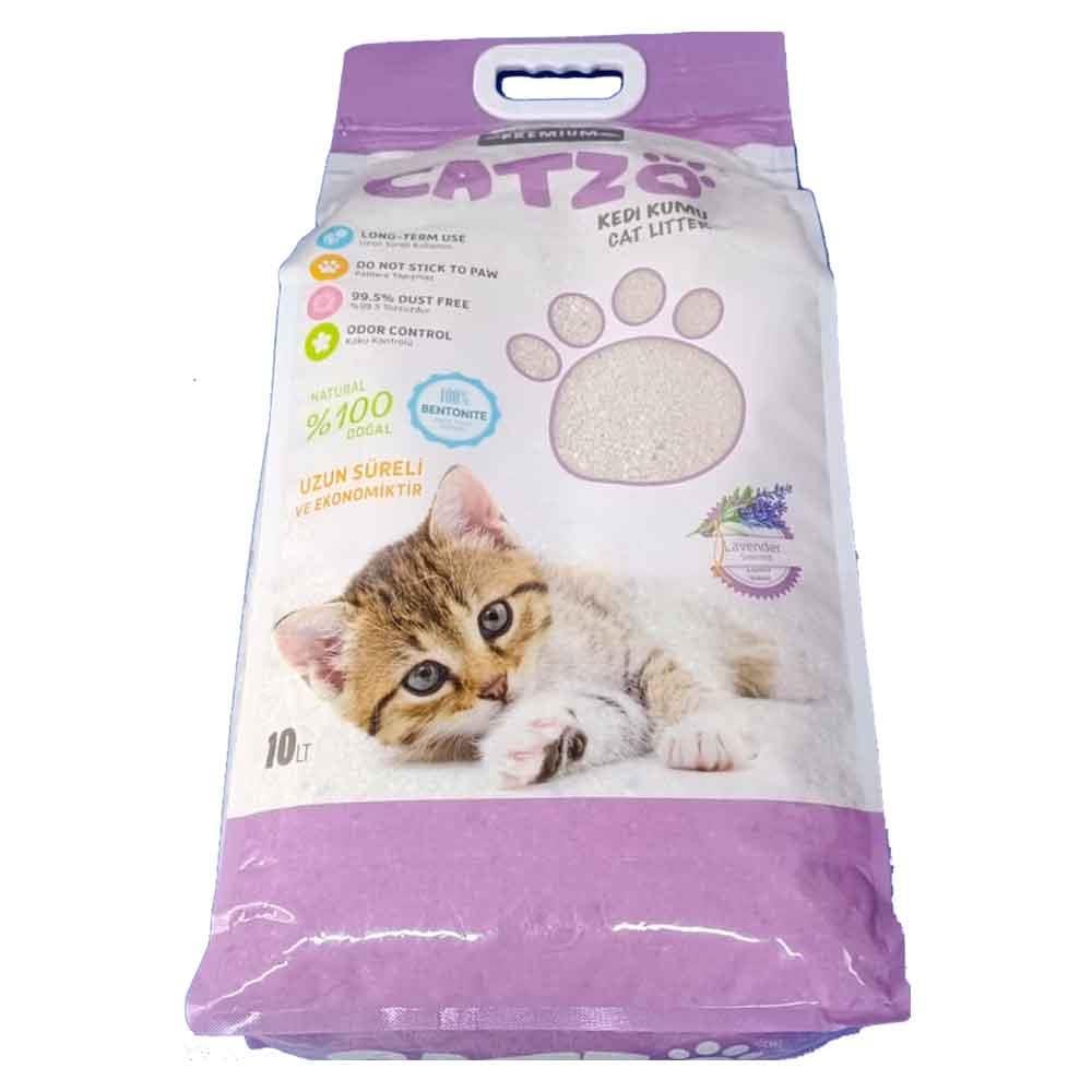 Catzo Lavanta Kokulu Kedi Kumu İnce 10 Lt 8697451255299 Amazon Pet Center