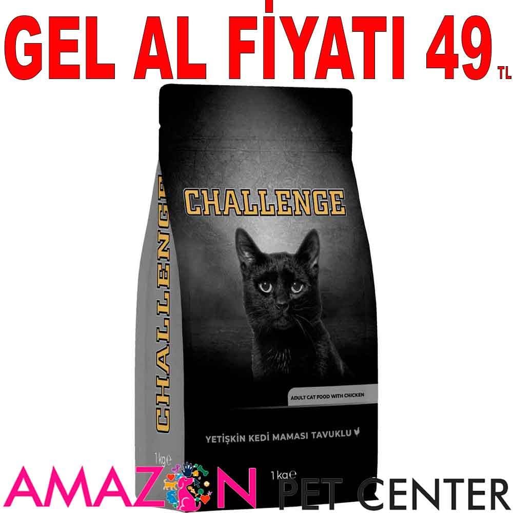 Challenge Kedi Maması Tavuklu 1 Kg 21890000 Amazon Pet Center