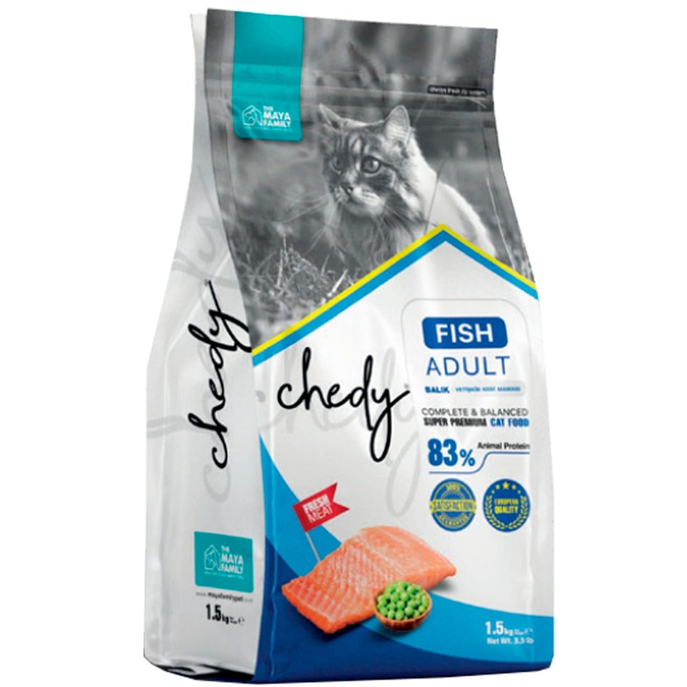 Chedy Balıklı Yetişkin Kedi Maması 1.5 Kg 8683347070237 Amazon Pet Center
