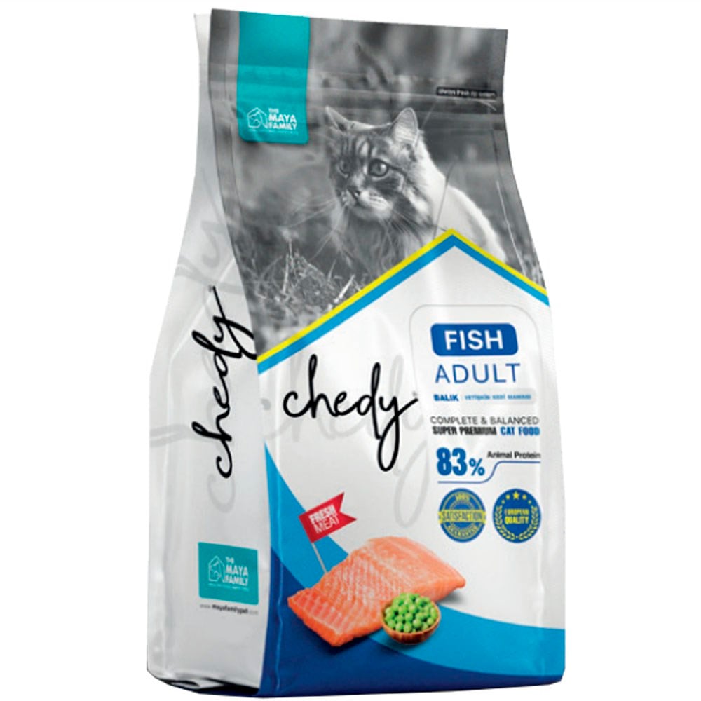 Chedy Balıklı Yetişkin Kedi Maması 5 Kg 8683347070299 Amazon Pet Center