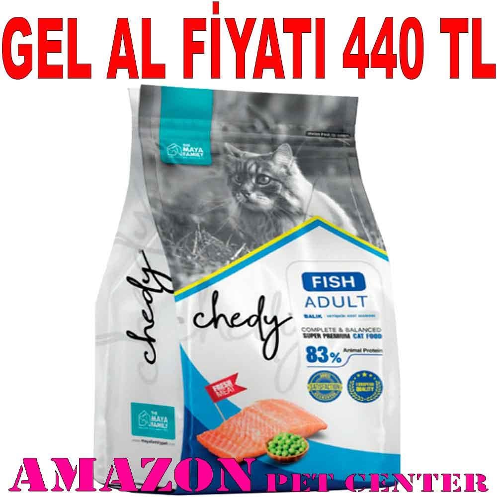 Chedy Balıklı Yetişkin Kedi Maması 5 Kg 8683347070299 Amazon Pet Center