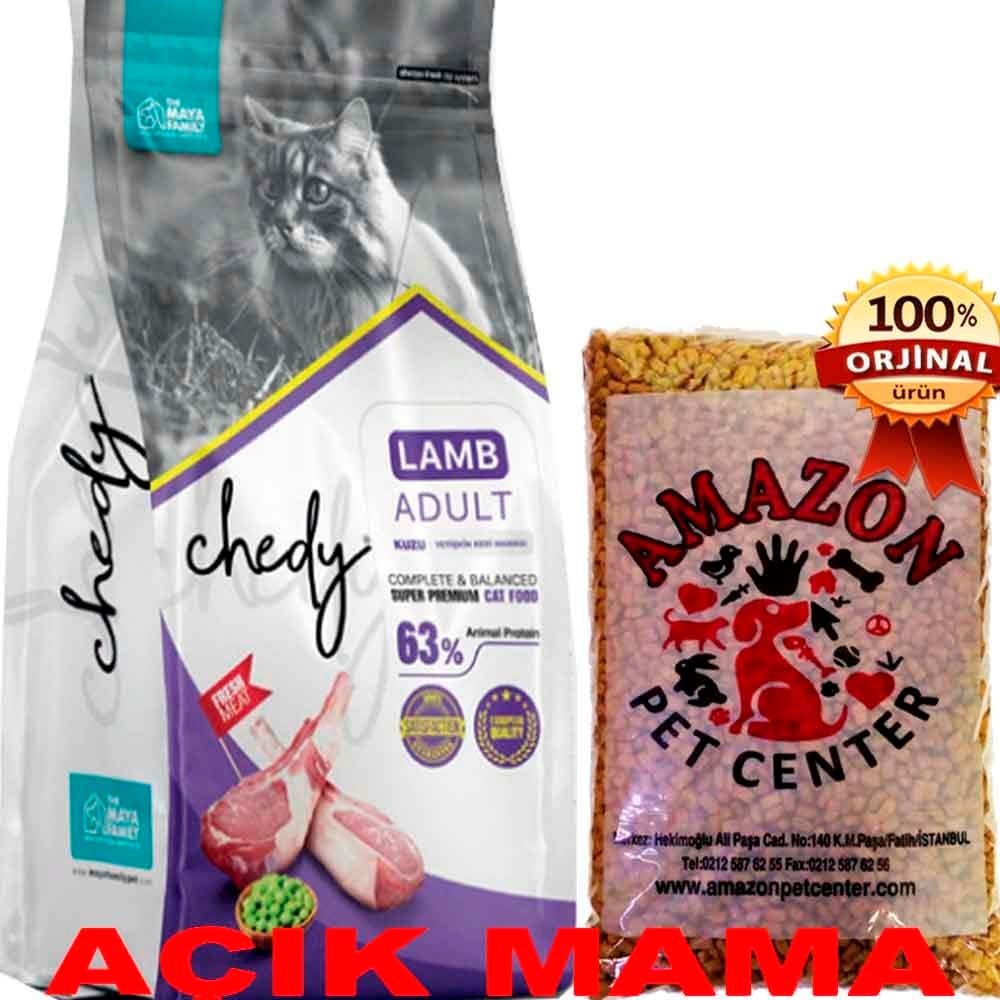Chedy Kuzu Etli Kedi Maması Açık 1 Kg 32134032 Amazon Pet Center