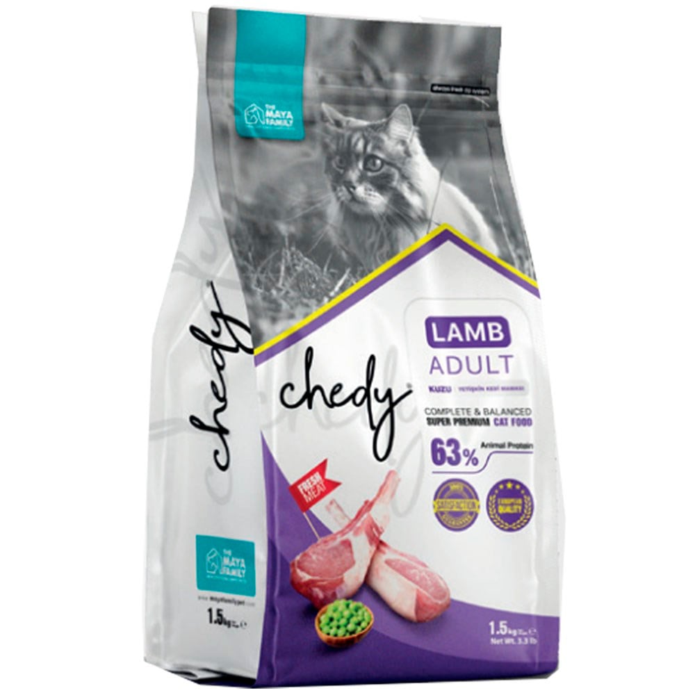 Chedy Kuzu Etli Yetişkin Kedi Maması 1.5 Kg 8683347070220 Amazon Pet Center