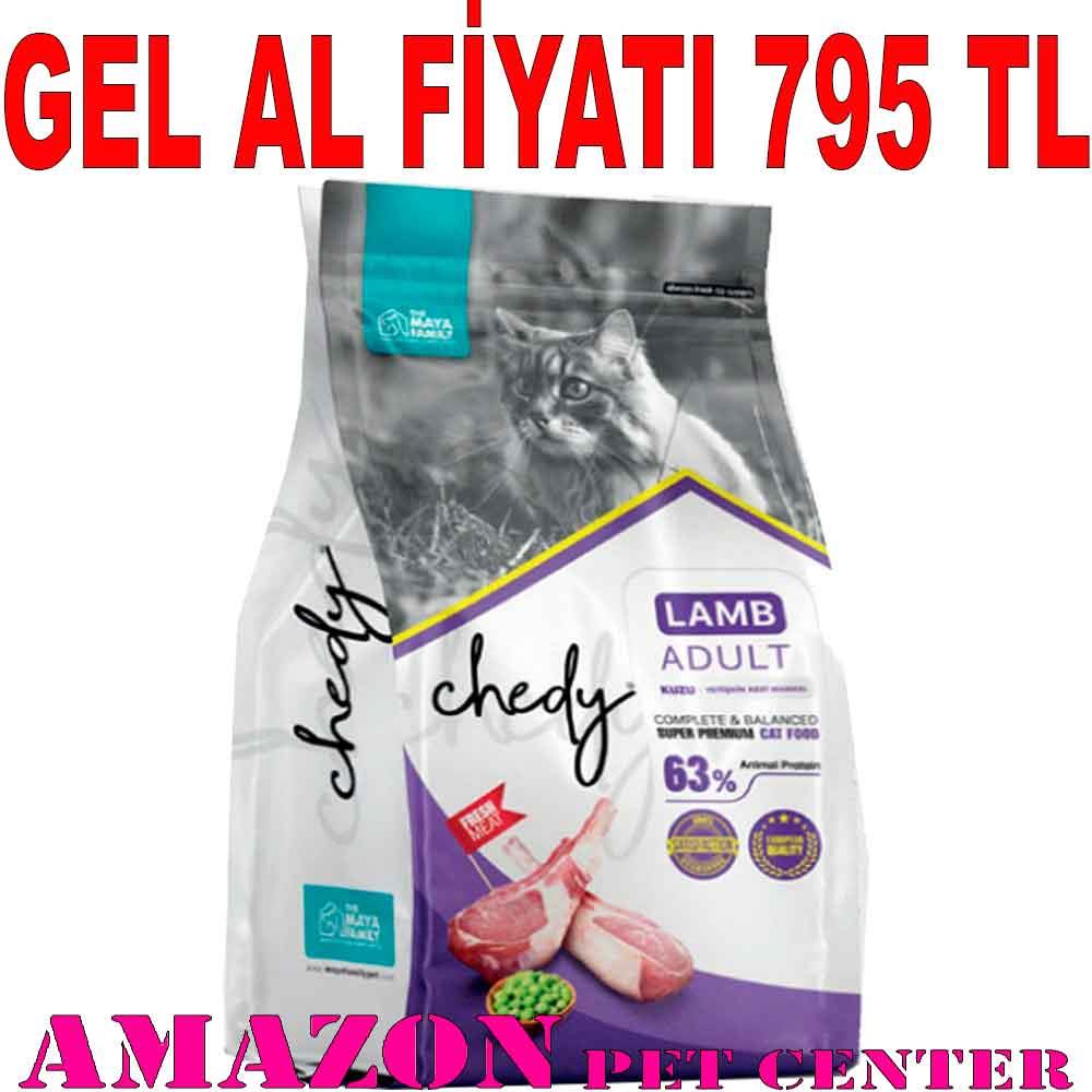 Chedy Kuzu Etli Yetişkin Kedi Maması 10 Kg 8683347070343 Amazon Pet Center