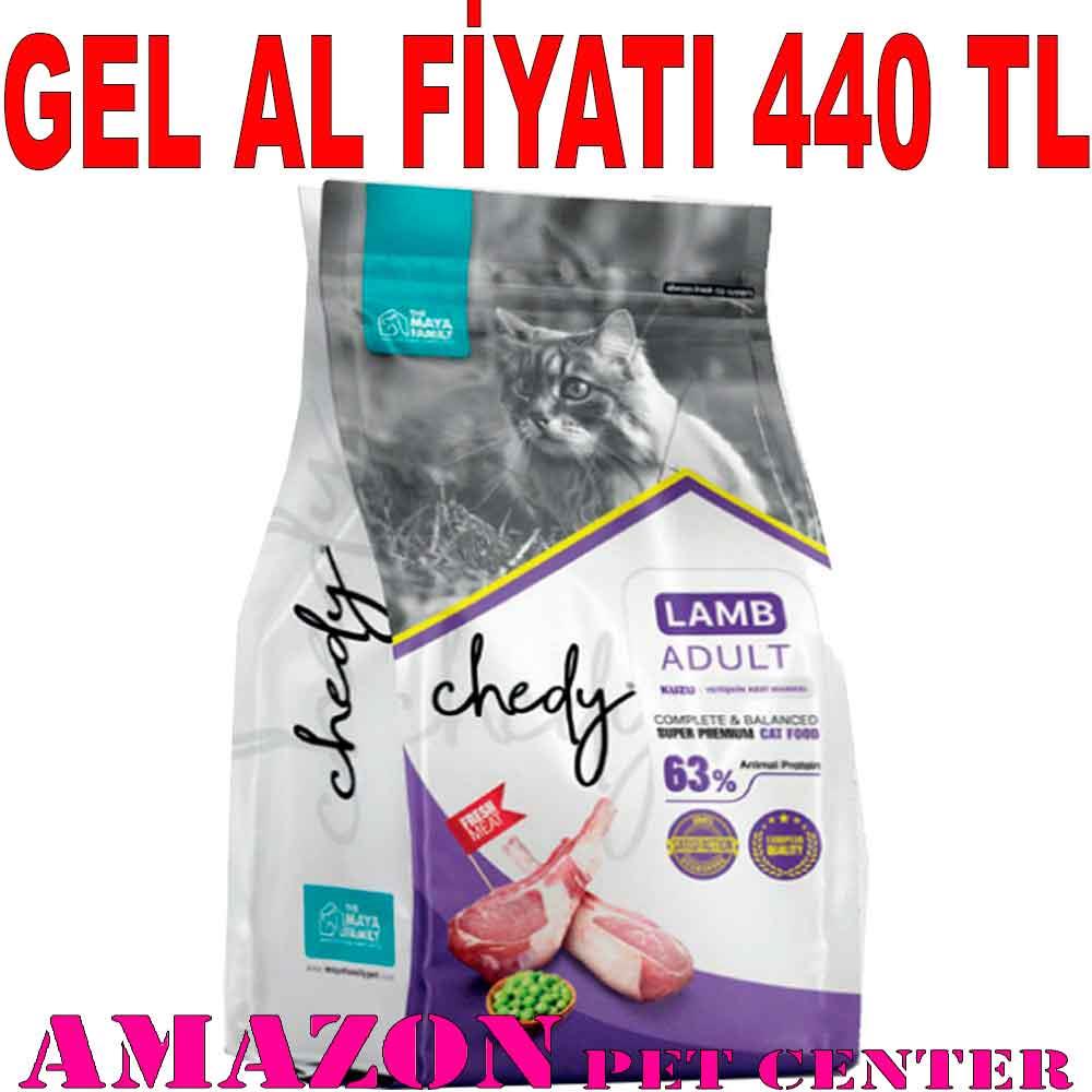 Chedy Kuzu Etli Yetişkin Kedi Maması 5 Kg 8683347070282 Amazon Pet Center