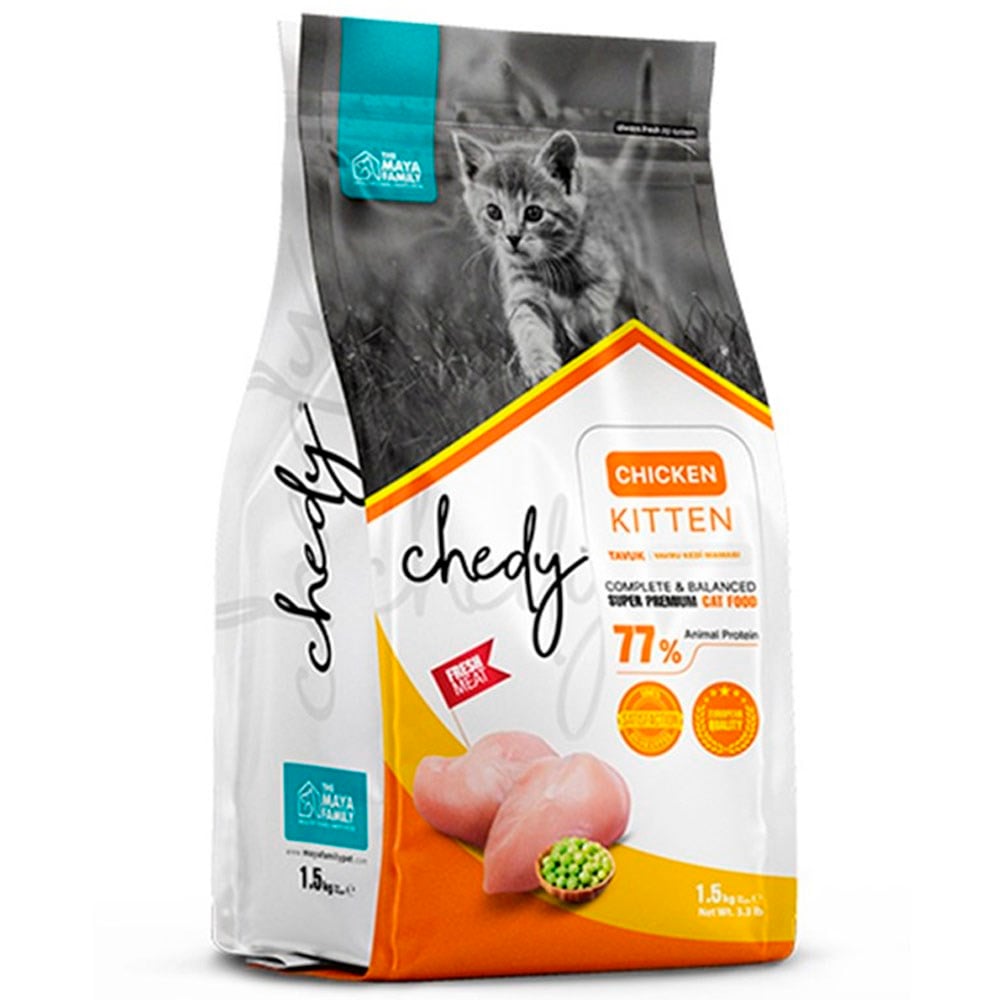 Chedy Tavuklu Yavru Kedi Maması 1.5 Kg 8683347070244 Amazon Pet Center