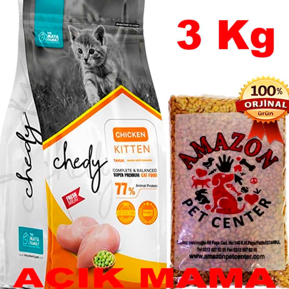Chedy Tavuklu Yavru Kedi Maması Açık 3 Kg 32136456 Amazon Pet Center