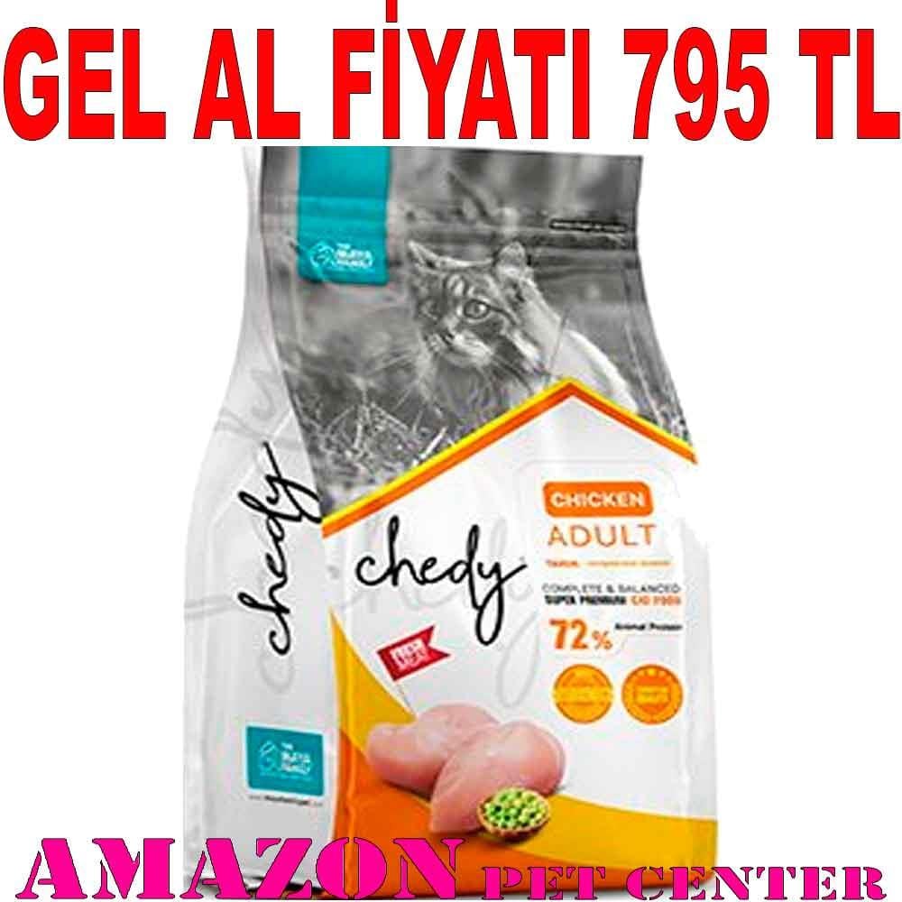 Chedy Tavuklu Yetişkin Kedi Maması 10 Kg 8683347070336 Amazon Pet Center
