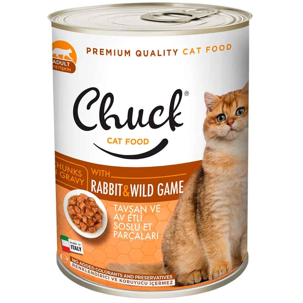 Chuck Kedi Konservesi Av Hayvanlı 415 Gr 8680067146334 Amazon Pet Center