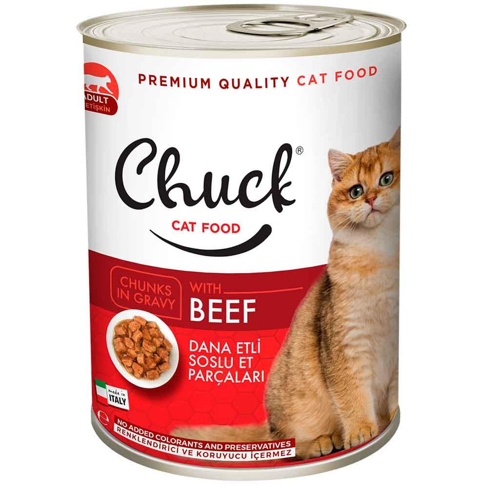 Chuck Kedi Konservesi Dana Etli 415 Gr 8680067146365 Amazon Pet Center