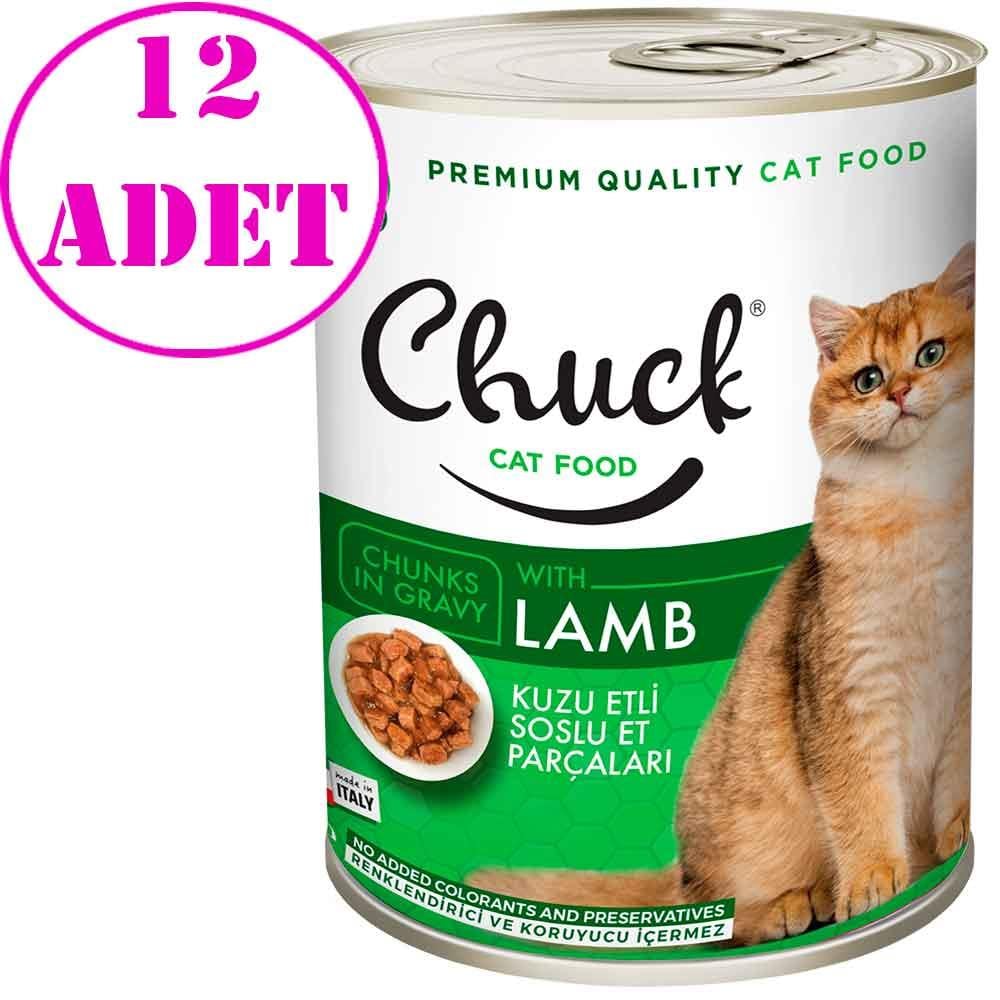 Chuck Kedi Konservesi Kuzu Etli 415 Gr 12 AD 18893007 Amazon Pet Center
