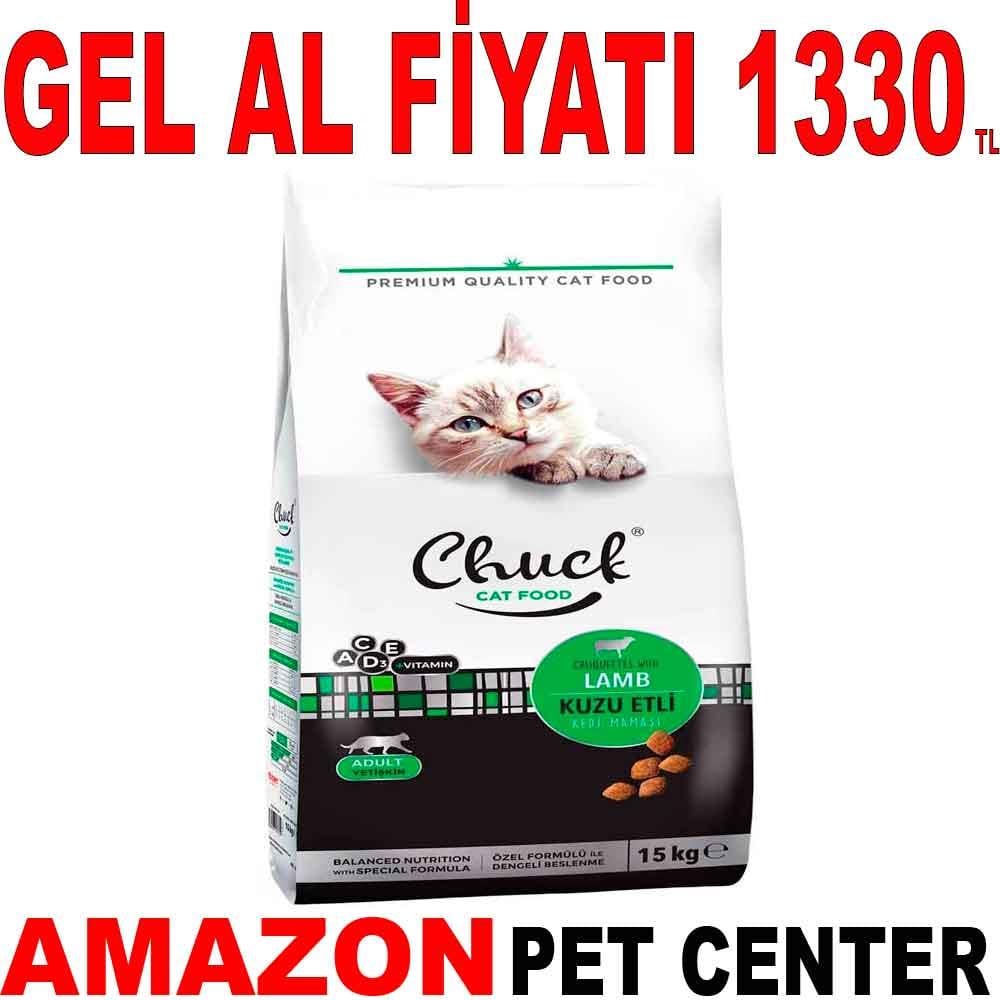 Chuck Kuzu Etli Kedi Maması 15 Kg 19409009 Amazon Pet Center